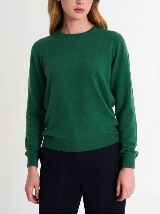 Pringle of Scotland Sweaters - EUC / Like New Pringle of Scotland Classic Crew Neck Cashmere Jumper In Green